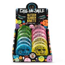 Chill & Smile - Glitter putty, 4 assorted