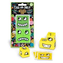 Chill & Smile - Puzzle game - Crazy Faces (1 pc., 4 designs)