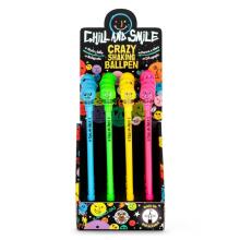 Chill & Smile - Crazy shaking ballpen, 4 assorted