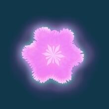 Magic Moments - Light-up snowflake (1 pc., 2 designs)