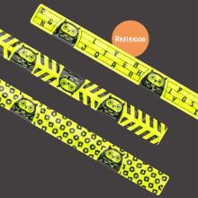 ABC Champions - Reflective snap wristband (1 pc., 3 designs)
