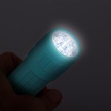 Pop-light flashlight with 9 LEDs (1 pc., 4 designs)