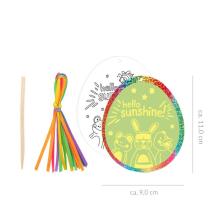 Tommy&Frida - Scribble Pendant for Scratching and Colouring (8 pcs.)