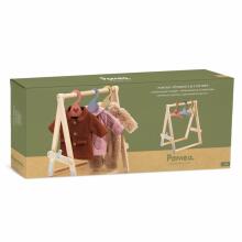 Dolls - Pomea - Clothes rack & 3 hangers