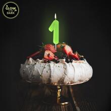 Birthday Fun - number candle GITD 1