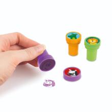Safari animals stamps self-inking, 8 assorted