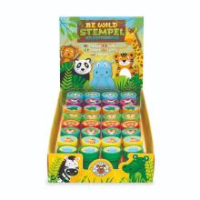Safari animals stamps self-inking, 8 assorted