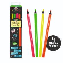 For School Neon -  Highlighter pencil, set of 4