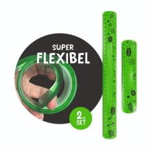 For School Neon -  Flexible ruler set 15cm & 30cm, 3 assorted