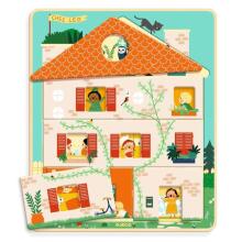 Wooden puzzle - 3 layers  - Chez Leo