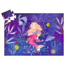 Silhouette puzzles - Ella, the mermaid - 36 pcs