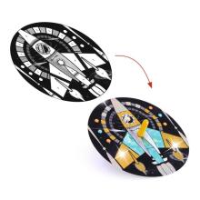 DIY - Mosaics & Stickers - Spinning tops - Hypno cosmos