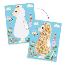 Collages - Wool & Velcro - Fluffy friends!