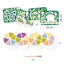 Palette painting - Wild ones