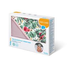 BO939 TERRY BATH COVER WITH EARS 100x100 BUNNY EARS pink