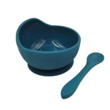 BABY 01139 Silicone bowl with suction cup and spoon Ocean