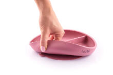 BABY 01295 Silicone plate with scale Sand