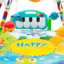BABY MIX 46210 Safari Educational Piano Mat 38649