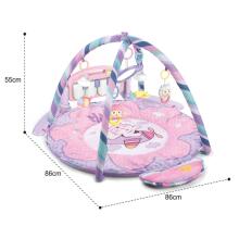 BABY MIX 46211 Safari pink piano play mat