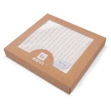 EWA 927897 Bamboo blanket ecru braid + box