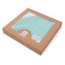 EWA 927941 Blanket bamboo mint braid + box