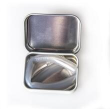 FOMMI Silicone Straw in Box Grey