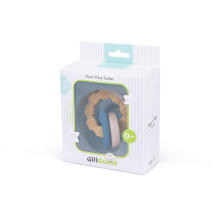 GILIGUMS GG 19013 Teether ring heart silicone wood