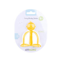 GILIGUMS GG 31322 Monkey Soothing Teether Yellow