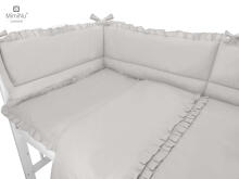 KIECZMERSKI Bedding C-2 ROYAL with frill 135x100 gray