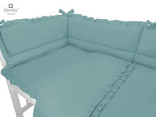 KIECZMERSKI Bedding C-2 ROYAL with frill 135x100 Nepalese green