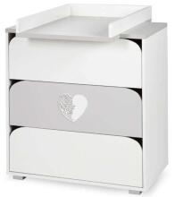 Klups Nel Heart Art.233080 Koka kumode ar pārtinamo virsmu