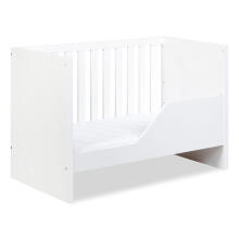Klups Amelia Art.233081 White Bērnu koka gulta 120x60cm