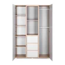 Klups Dalia Art.233118 Beech/Ash 3-дверный шкаф