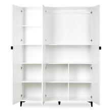 Klups Mia Art.233119 White 3-section wardrobe