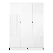 Klups Mia Art.233119 White 3-section wardrobe