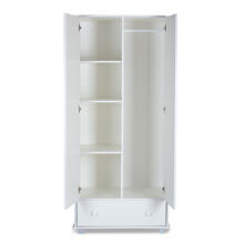 KLUPŚ Two-door wardrobe SAFARI GIRAFFE white
