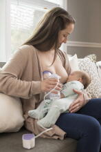 Lansinoh Bottle with NaturalWave® Teat GB Art.75830 Feeding bottle 2x160 ml + teat NaturalWave
