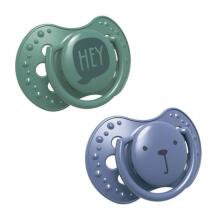 LOVI 22/886 Dynamic silicone pacifier 3-6m 2pcs Hey Boy