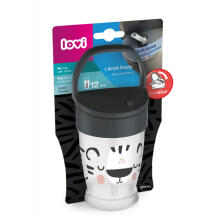 LOVI 35/356 My cup with a straw Junior 250 ml Salt&amp;Pepper