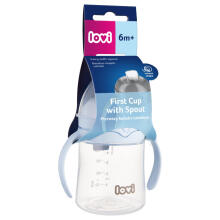 LOVI 35/358 First cup with spout 150ml. blue