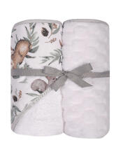 MARINI 547 Bath cover PRINT TERRY 100x100 cm + blanket CUBE 80x90 cm