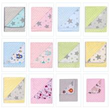 MARINI 625 Double blanket MINKY + cotton print 80x90