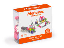 MARIOINEX 902837 Mini waffle blocks 140 pcs. Constructor (girl)