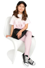 NOVITI RM009-G-02 Micro tights 40 den powder pink stripes 104/110