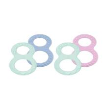 NUK 256455 Teether EIGHT SOFT 2 pcs 0+