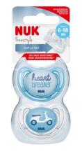 NUK 730133 Pacifier 1 FREESTYLE 2pcs silicone 0-6m*