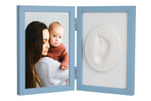 BABY PRINT Tiny Memories - Blue Clay Frame