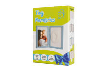 BABY PRINT Tiny Memories - Blue Clay Frame