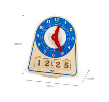Viga 44547 Wooden Clock - Learning the Hours