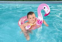 BESTWAY 36306 Flamingo glitter peldriņķis 61x61